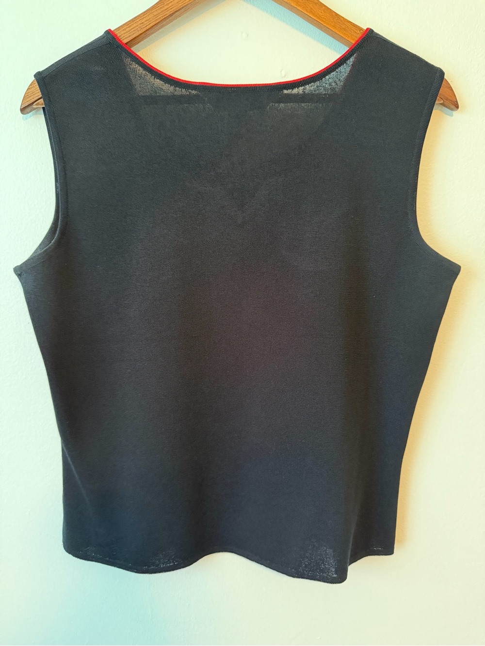 Ming Wang Open-Front Blazer with Shoulder Pads and Tank Top - Picture 4 of 15
